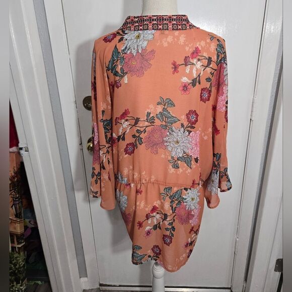 DR2 by daniel rainn floral Women's Cardigan kimono size M/L - Picture 5 of 8